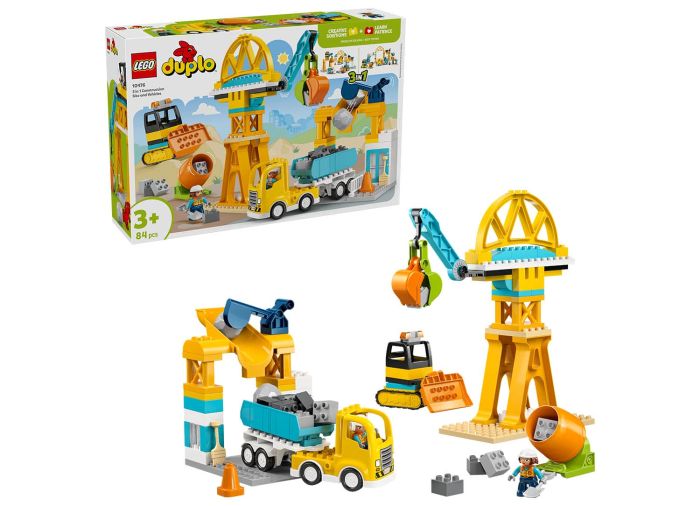 3 in 1 Construction Site and Vehicles