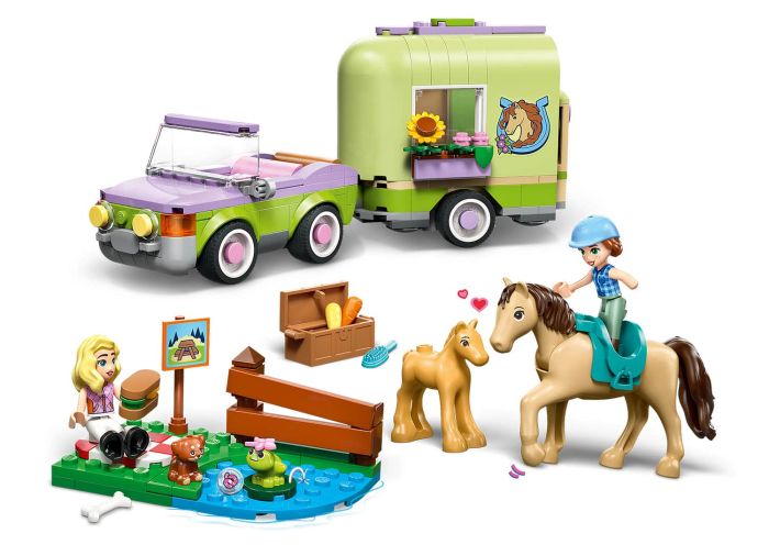 Horse & Baby Foal Trailer