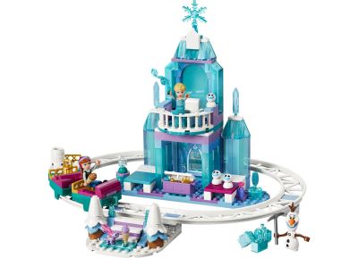 Elsa's Ice Castle & Snow Ride Adventure
