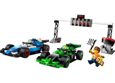 F1® Grid with VCARB & Sauber Race Cars