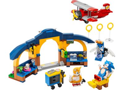 Tails' Workshop and Tornado Plane