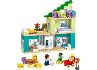 3 in 1 Modern Family House with Figures