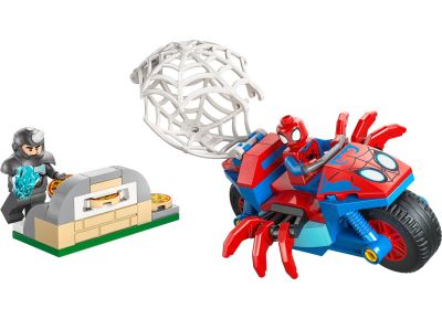 Spidey on his Motorcycle vs. Rhino