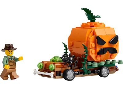 Jack-O'-Lantern Pickup Truck