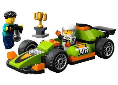Green Race Car