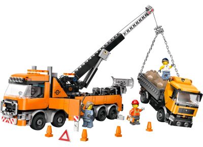 Heavy-Duty Recovery Tow Truck with Crane