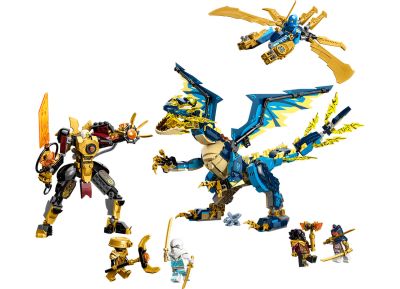 Elemental Dragon vs. The Empress Mech
